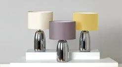 Habitat Largo Touch Table Lamp - Grey & Chrome 3 Habitat Largo Touch Table Lamp - Grey & Chrome -Habitat Furni Sales 8031741 R Z005C