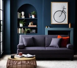 Habitat Chase Fabric Clic Clac Sofa Bed - Charcoal 7 Habitat Chase Fabric Clic Clac Sofa Bed - Charcoal -Habitat Furni Sales 8064268 R Z002C