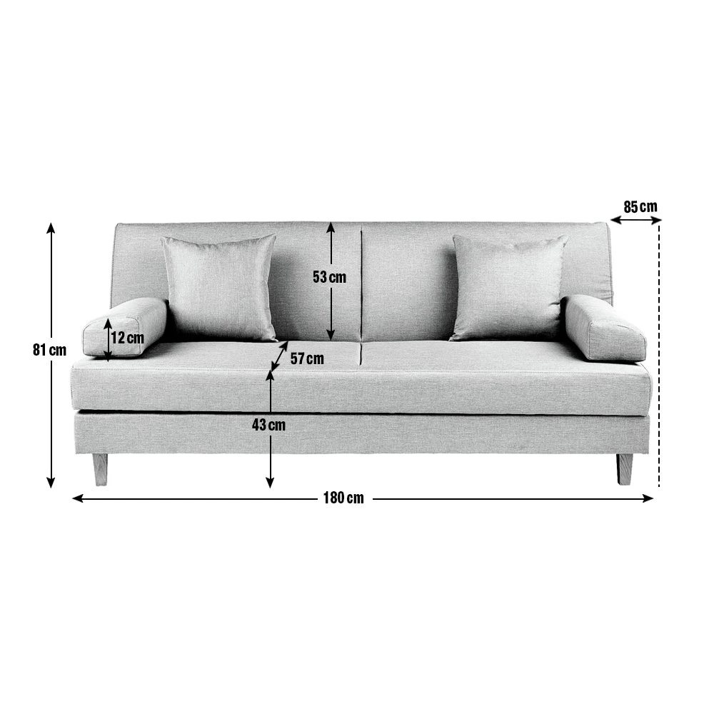 Habitat Chase Fabric Clic Clac Sofa Bed - Charcoal Habitat Chase Fabric Clic Clac Sofa Bed - Charcoal -Habitat Furni Sales 8064268 R Z020A