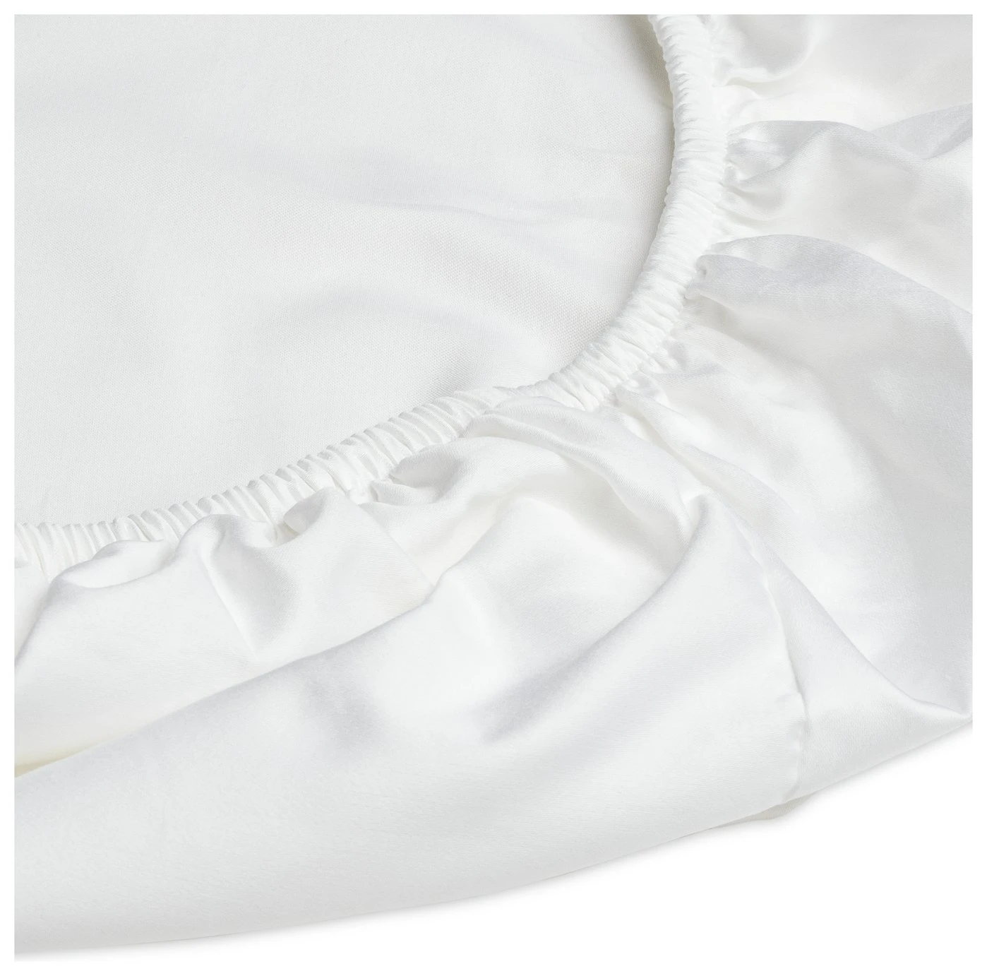 Habitat Egyptian Cotton 400TC White Fitted Sheet - Single Habitat Egyptian Cotton 400TC White Fitted Sheet - Single -Habitat Furni Sales 8068556 R Z002A