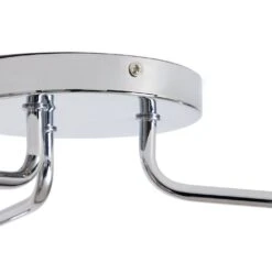 Habitat Rayner Steel 3 Light LED Flush Ceiling Light -Chrome -Habitat Furni Sales 8113621 R Z003A