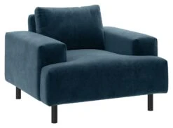 Habitat Julien Velvet Armchair - Navy -Habitat Furni Sales 8117335 R Z008A