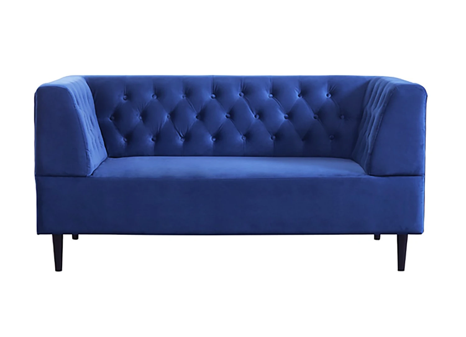 Habitat Blake Velvet 2 Seater Sofa - Navy Blue Habitat Blake Velvet 2 Seater Sofa - Navy Blue -Habitat Furni Sales 8133467 R Z001A