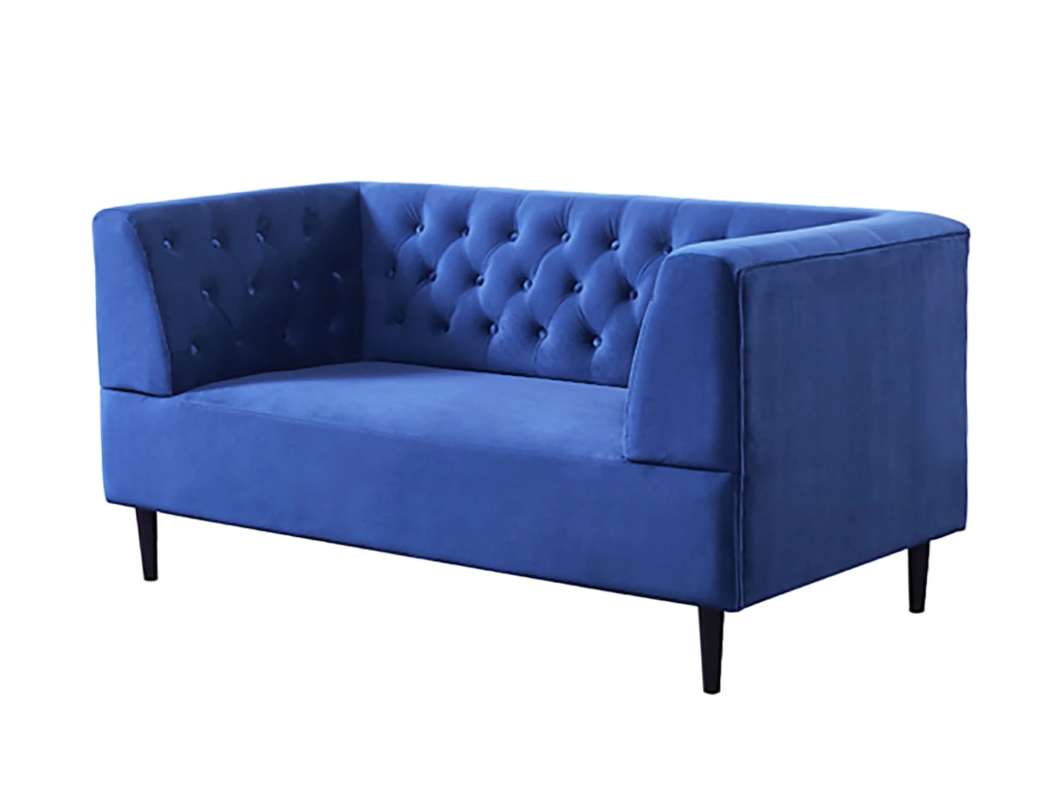 Habitat Blake Velvet 2 Seater Sofa - Navy Blue Habitat Blake Velvet 2 Seater Sofa - Navy Blue -Habitat Furni Sales 8133467 R Z002A