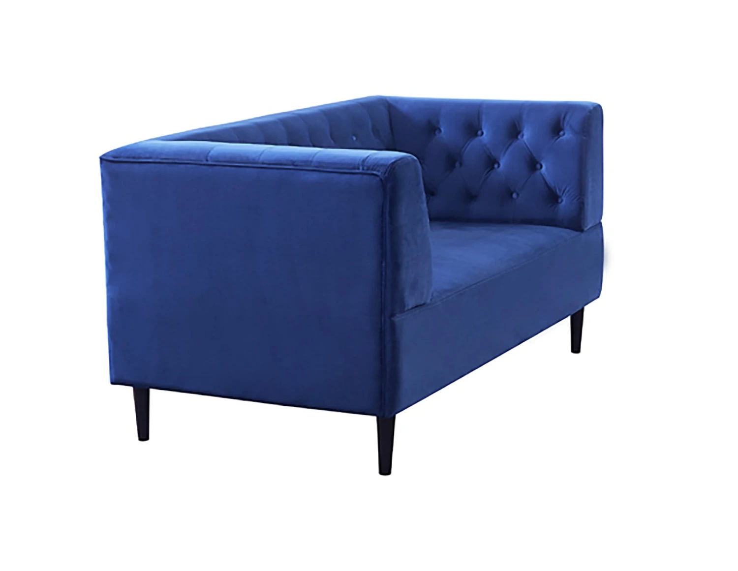 Habitat Blake Velvet 2 Seater Sofa - Navy Blue Habitat Blake Velvet 2 Seater Sofa - Navy Blue -Habitat Furni Sales 8133467 R Z004A
