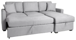 Habitat Reagan Right Corner Sofa Bed - Grey -Habitat Furni Sales 8178721 R Z007A