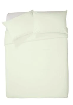 Habitat Pure Cotton 200TC Cream Bedding Set - Double