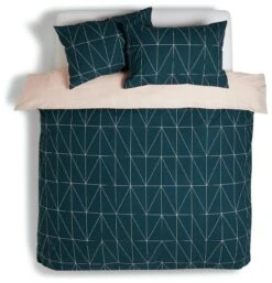 Habitat Geo Teal & Blush Reversible Bedding Set - Single 2 Habitat Geo Teal & Blush Reversible Bedding Set - Single -Habitat Furni Sales 8299947 R Z002A