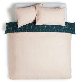 Habitat Geo Teal & Blush Reversible Bedding Set - Single 4 Habitat Geo Teal & Blush Reversible Bedding Set - Single -Habitat Furni Sales 8299947 R Z004A