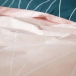Habitat Geo Teal & Blush Reversible Bedding Set - Single 5 Habitat Geo Teal & Blush Reversible Bedding Set - Single -Habitat Furni Sales 8299947 R Z005A