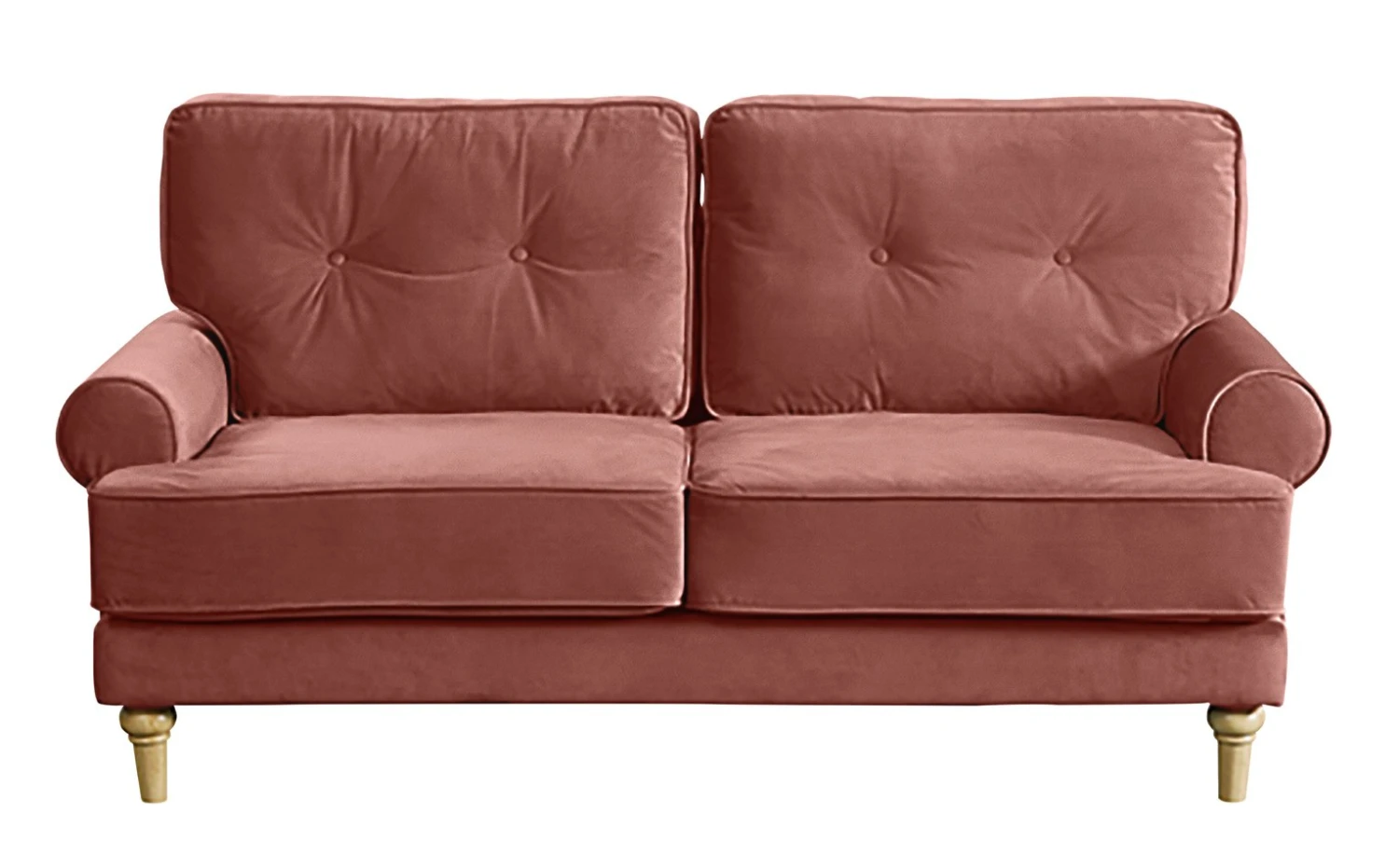 Habitat Vienna Velvet 2 Seater Sofa - Rose Habitat Vienna Velvet 2 Seater Sofa - Rose -Habitat Furni Sales 8340298 R Z001A