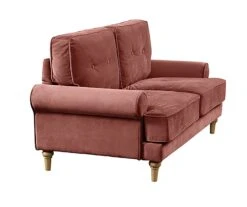 Habitat Vienna Velvet 2 Seater Sofa - Rose 5 Habitat Vienna Velvet 2 Seater Sofa - Rose -Habitat Furni Sales 8340298 R Z004A
