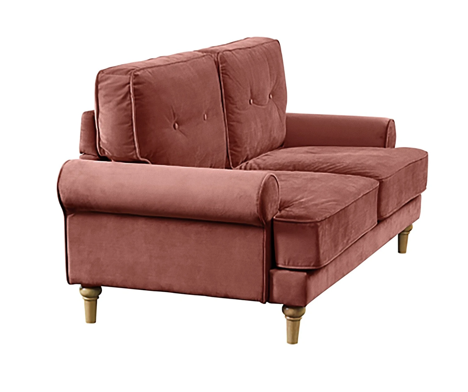Habitat Vienna Velvet 2 Seater Sofa - Rose Habitat Vienna Velvet 2 Seater Sofa - Rose -Habitat Furni Sales 8340298 R Z004A