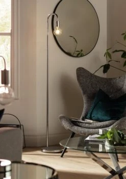 Habitat Rayner Floor Lamp - Chrome -Habitat Furni Sales 8340834 R Z002C