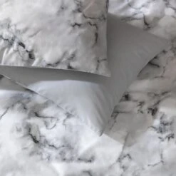 Habitat Marble White & Black Bedding Set - Single -Habitat Furni Sales 8343271 R Z003A