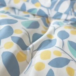 Habitat Scandi Floral Sky Blue & Yellow Bedding Set - Single -Habitat Furni Sales 8345695 R Z005A