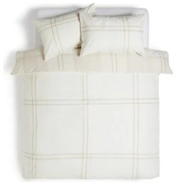 Habitat Check Neutral Bedding Set - Single 4 Habitat Check Neutral Bedding Set - Single -Habitat Furni Sales 8348829 R Z004A