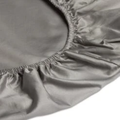 Habitat Egyptian Cotton 400TC Grey Fitted Sheet - Single 2 Habitat Egyptian Cotton 400TC Grey Fitted Sheet - Single -Habitat Furni Sales 8366928 R Z002A