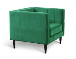 Habitat Vanessa Velvet Armchair - Green -Habitat Furni Sales 8382847 R Z004A