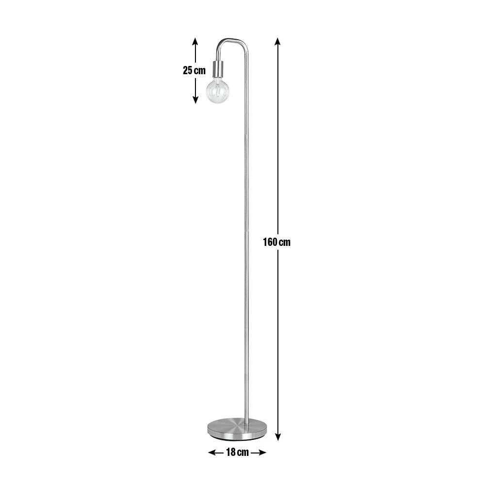 Habitat Rayner Industrial Floor Lamp - Black Habitat Rayner Industrial Floor Lamp - Black -Habitat Furni Sales 8438399 R Z020A