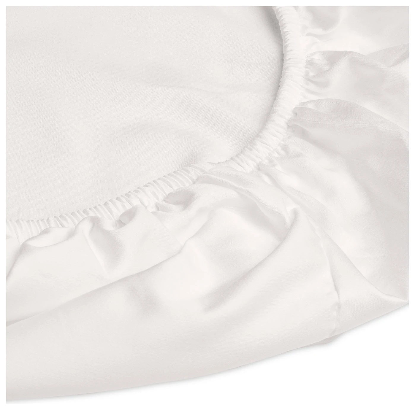 Habitat Egyptian Cotton 400TC Cream Fitted Sheet - Single Habitat Egyptian Cotton 400TC Cream Fitted Sheet - Single -Habitat Furni Sales 8457617 R Z002A