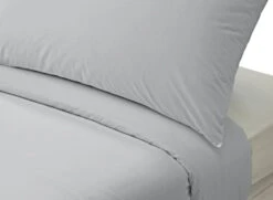 Habitat Pure Cotton 200TC Grey Bedding Set - Double -Habitat Furni Sales 8478139 R Z003A