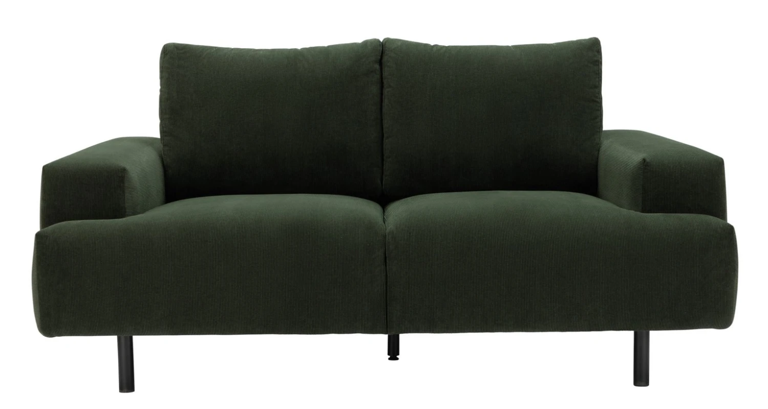 Habitat Julien Fabric 2 Seater Sofa - Dark Green Habitat Julien Fabric 2 Seater Sofa - Dark Green -Habitat Furni Sales 8536679 R Z001A