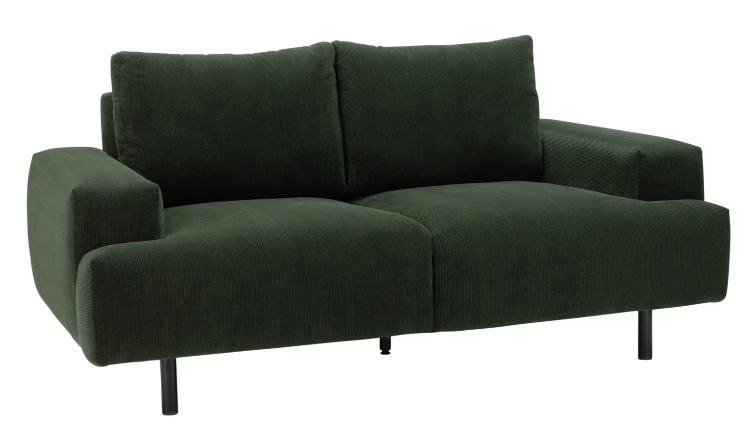 Habitat Julien Fabric 2 Seater Sofa - Dark Green Habitat Julien Fabric 2 Seater Sofa - Dark Green -Habitat Furni Sales 8536679 R Z008A