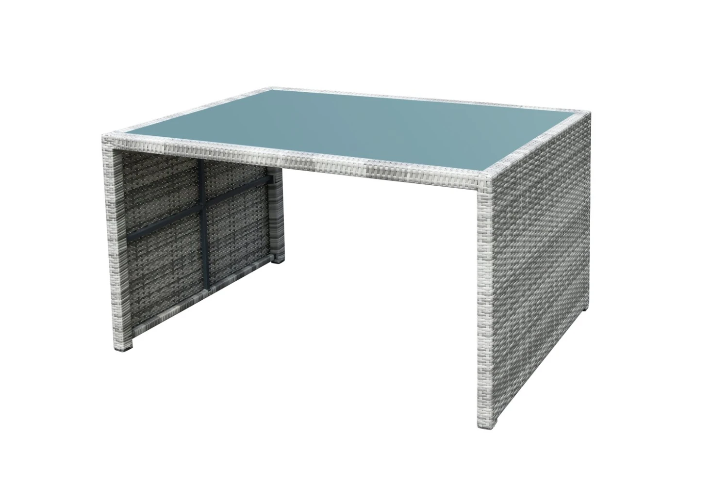 Habitat 2 Seater Space Saving Rattan Effect Patio Set - Grey Habitat 2 Seater Space Saving Rattan Effect Patio Set - Grey -Habitat Furni Sales 8563350 R Z003A