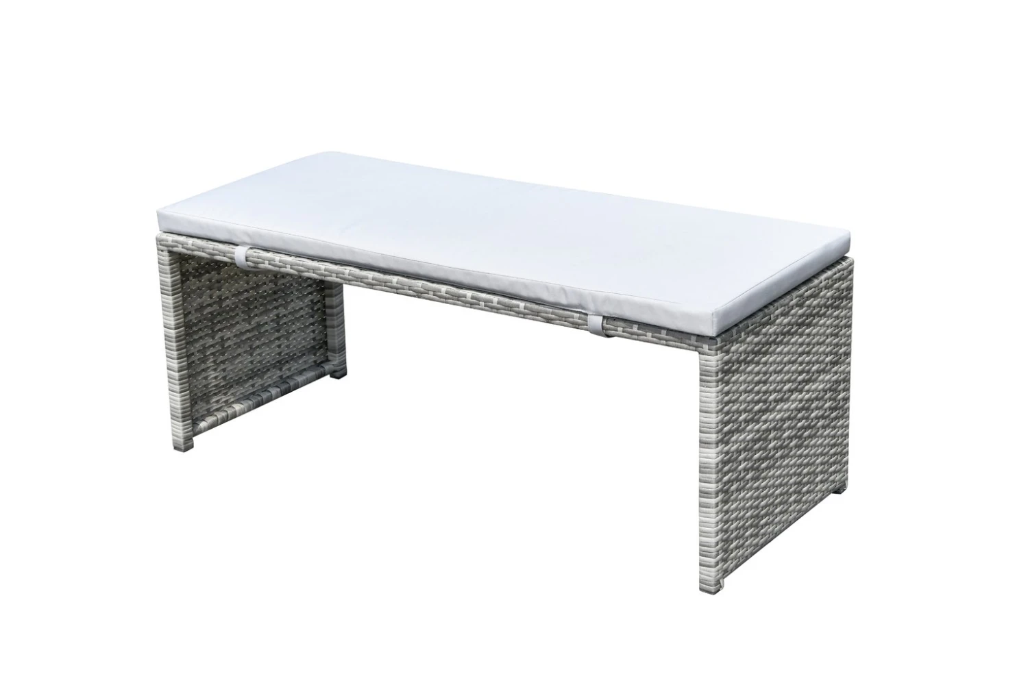 Habitat 2 Seater Space Saving Rattan Effect Patio Set - Grey Habitat 2 Seater Space Saving Rattan Effect Patio Set - Grey -Habitat Furni Sales 8563350 R Z005A