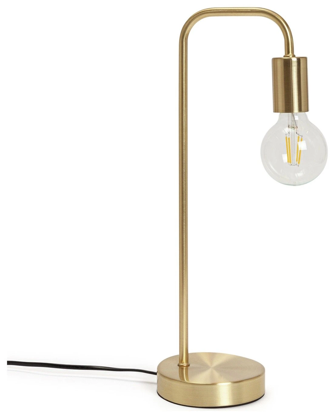 Habitat Rayner Steel LED Table Lamp - Brass Habitat Rayner Steel LED Table Lamp - Brass -Habitat Furni Sales 8651248 R Z001C