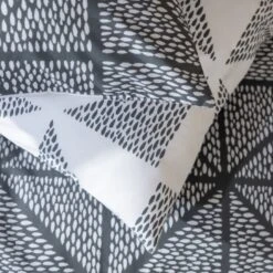 Habitat Stockholm Diamond Dash Grey Bedding Set - Single -Habitat Furni Sales 8671022 R Z003A