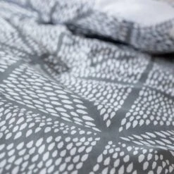 Habitat Stockholm Diamond Dash Grey Bedding Set - Single -Habitat Furni Sales 8671022 R Z006A