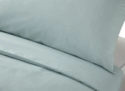 Habitat Cotton Rich Plain Duck Egg Bedding Set - Single -Habitat Furni Sales 8675279 R Z003A