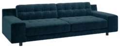 Habitat Hendricks Velvet 4 Seater Sofa - Ink Blue -Habitat Furni Sales 8739225 R Z008A