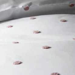 Habitat Tufted Spot Blush Pink Bedding Set - Single -Habitat Furni Sales 8741897 R Z004A