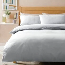 Habitat Stonewashed Cotton Plain White Bedding Set - Single -Habitat Furni Sales 8761781 R Z001A
