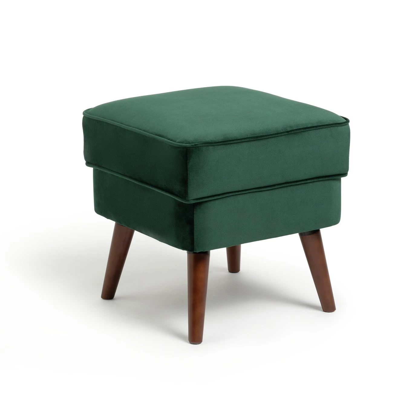 Habitat Callie Velvet Footstool - Forest Green Habitat Callie Velvet Footstool - Forest Green -Habitat Furni Sales 8771441 R Z002A