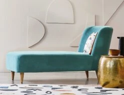 Habitat Daisy Velvet Corner Chaise Sofa - Grey -Habitat Furni Sales 8774187 R Z002C