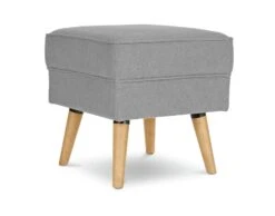 Habitat Callie Fabric Footstool - Light Grey -Habitat Furni Sales 8817116 R Z002A