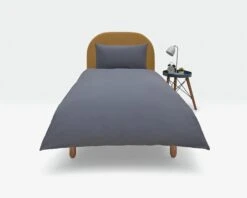 Habitat Cotton Rich Plain Charcoal Bedding Set - Single 3 Habitat Cotton Rich Plain Charcoal Bedding Set - Single -Habitat Furni Sales 8834182 R Z002C