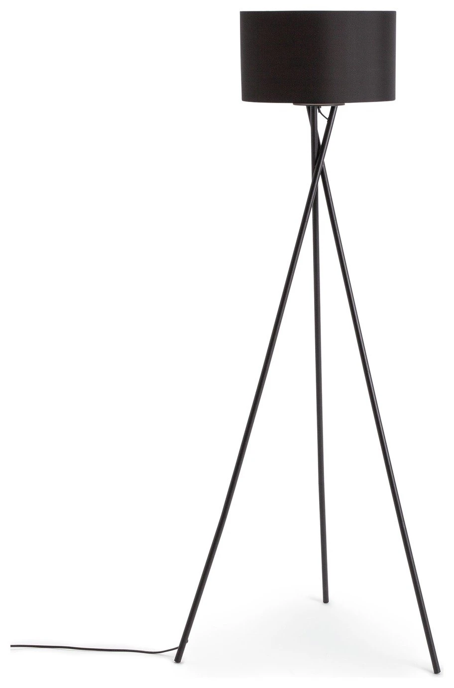 Habitat Matt Tripod Floor Lamp - Black Habitat Matt Tripod Floor Lamp - Black -Habitat Furni Sales 8838298 R Z001C