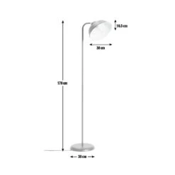 Habitat Benson Floor Lamp - Blue -Habitat Furni Sales 8846761 R Z001E