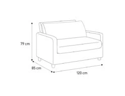 Habitat Chester Fabric Cuddle Chair - Light Feet - Charcoal 6 Habitat Chester Fabric Cuddle Chair - Light Feet - Charcoal -Habitat Furni Sales 8847492 R Z020A