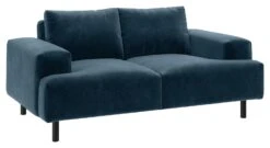Habitat Julien Velvet 2 Seater Sofa - Navy Blue -Habitat Furni Sales 8863524 R Z002A