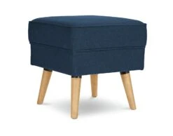 Habitat Callie Velvet Footstool - Petrol Blue -Habitat Furni Sales 8864475 R Z002A