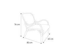 Habitat Rafa Rattan Accent Chair -Habitat Furni Sales 8869243 R Z020A