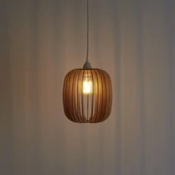 Habitat Achille Wooden Pendant Light - Natural -Habitat Furni Sales 8874812 R Z002C