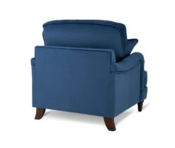 Habitat Matilda Velvet Armchair - Blue 2 Habitat Matilda Velvet Armchair - Blue -Habitat Furni Sales 8878595 R Z003A