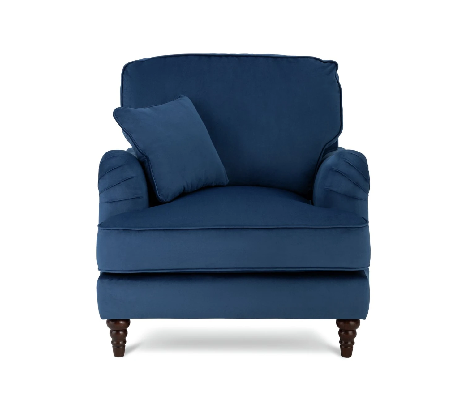 Habitat Matilda Velvet Armchair - Blue Habitat Matilda Velvet Armchair - Blue -Habitat Furni Sales 8878595 R Z005A